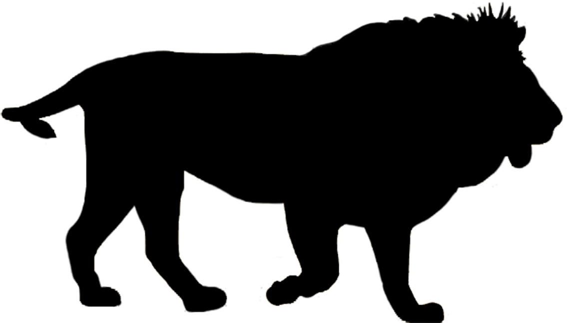 Lion Silhouette Related Keywords Suggestions - Black Lion Clip Art - Png Download (1181x739), Png Download