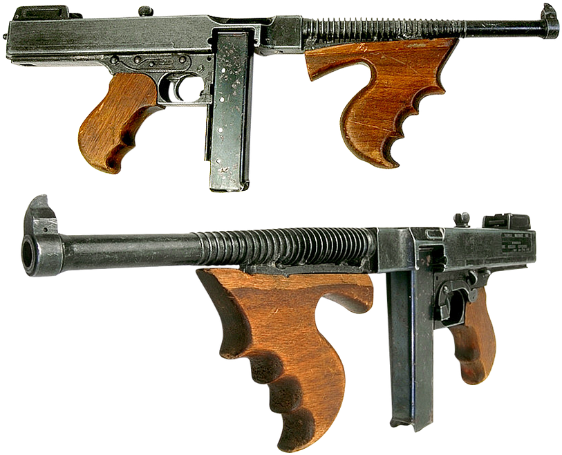 Transparent Shotgun Clipart - Machine Gun - Png Download (813x658), Png Download