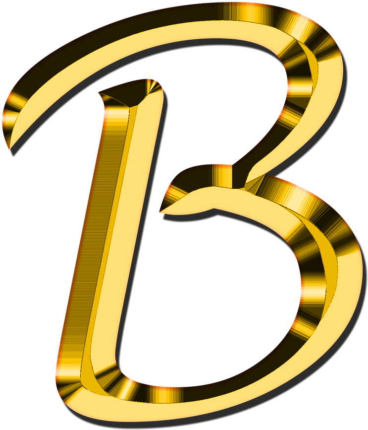Capital Letter B - B Png Clipart (1271x1280), Png Download