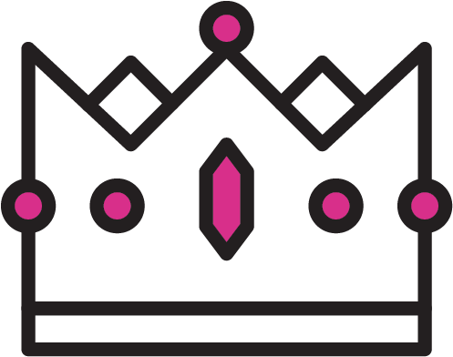 Crown Icon Cartoon Png Clipart (601x601), Png Download