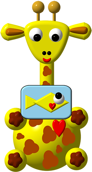 Giraffe Clipart (502x700), Png Download