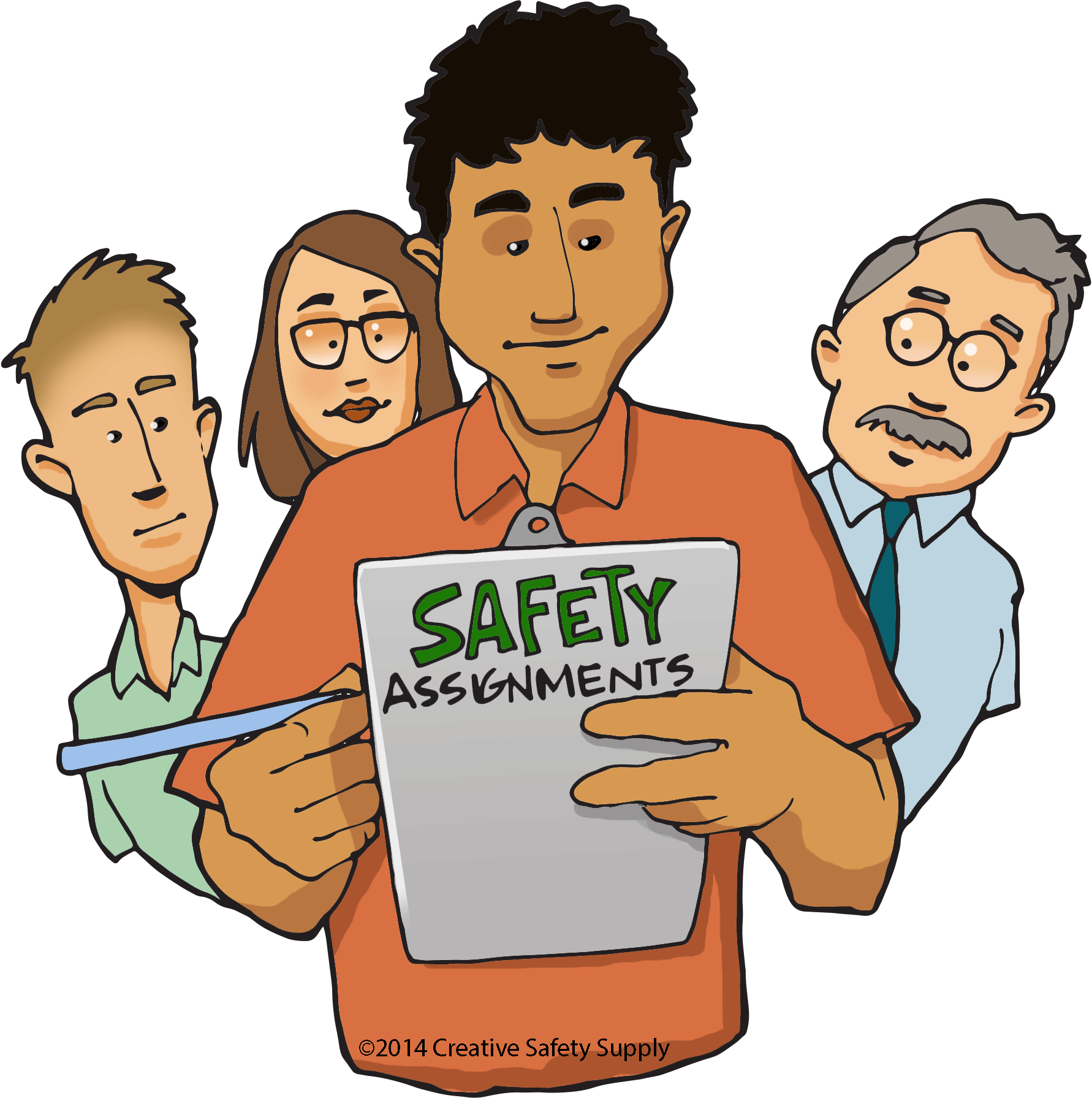 Safety Training Trends - Cartoon Clipart (1782x1791), Png Download