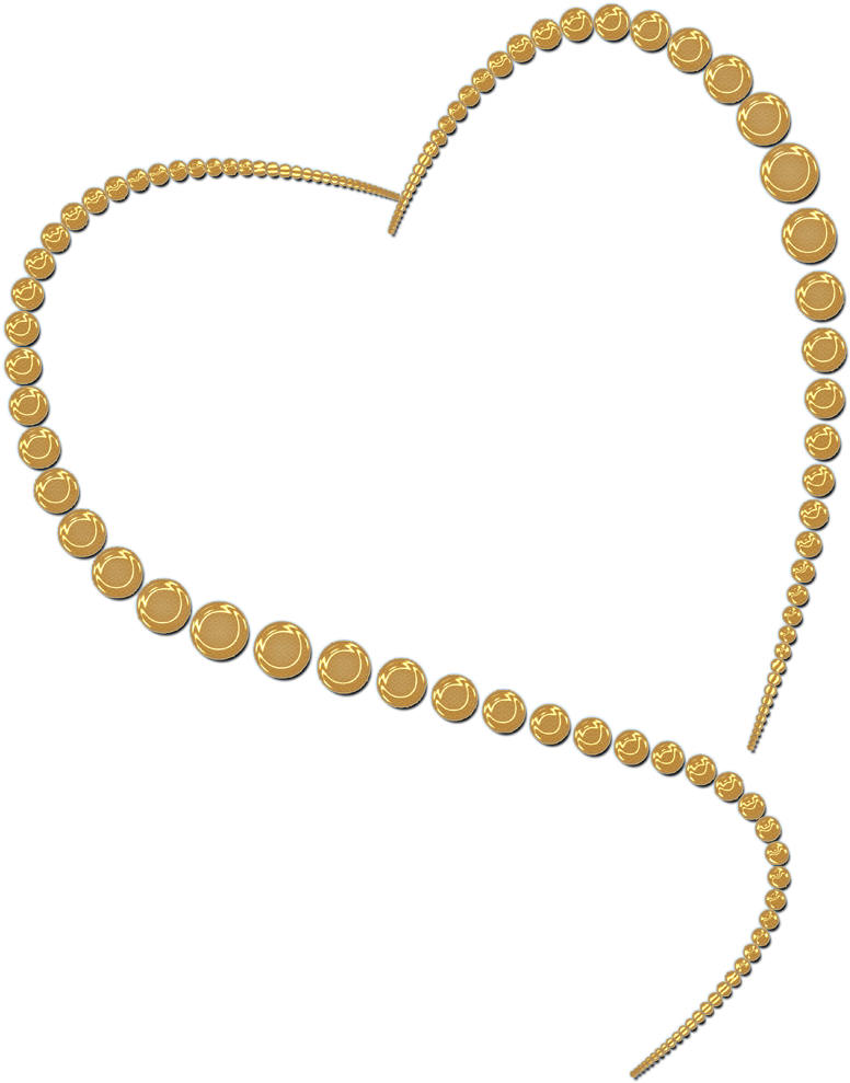 Transparent Gold Heart Clipart Gold Heart Clipart Transparent