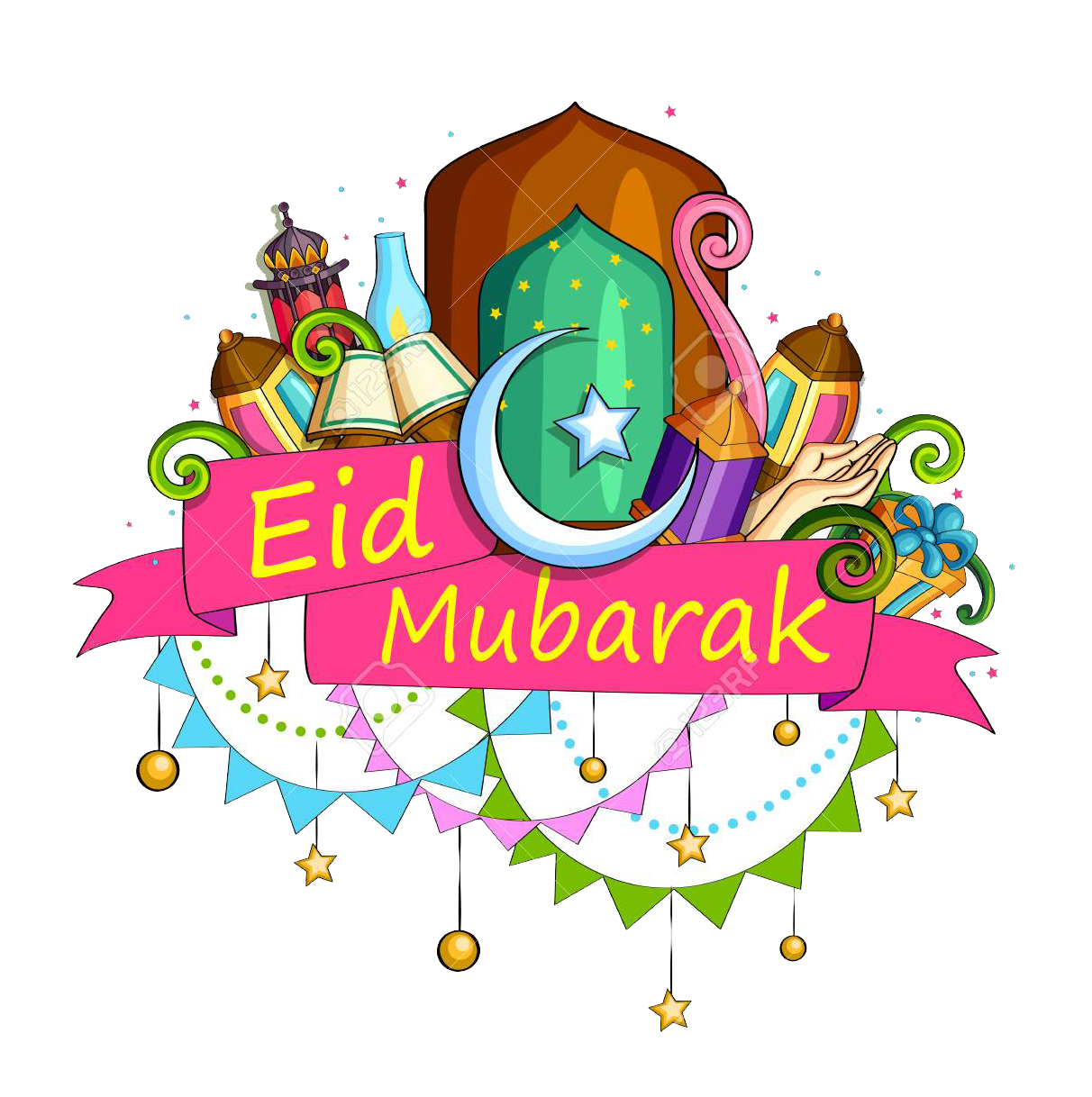 Transparent Strep Throat Clipart - Eid Mubarak Baby Png (1212x1218), Png Download
