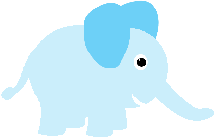 Vertebrate Elephant Cartoon Clip Art - Indian Elephant - Png Download (886x627), Png Download