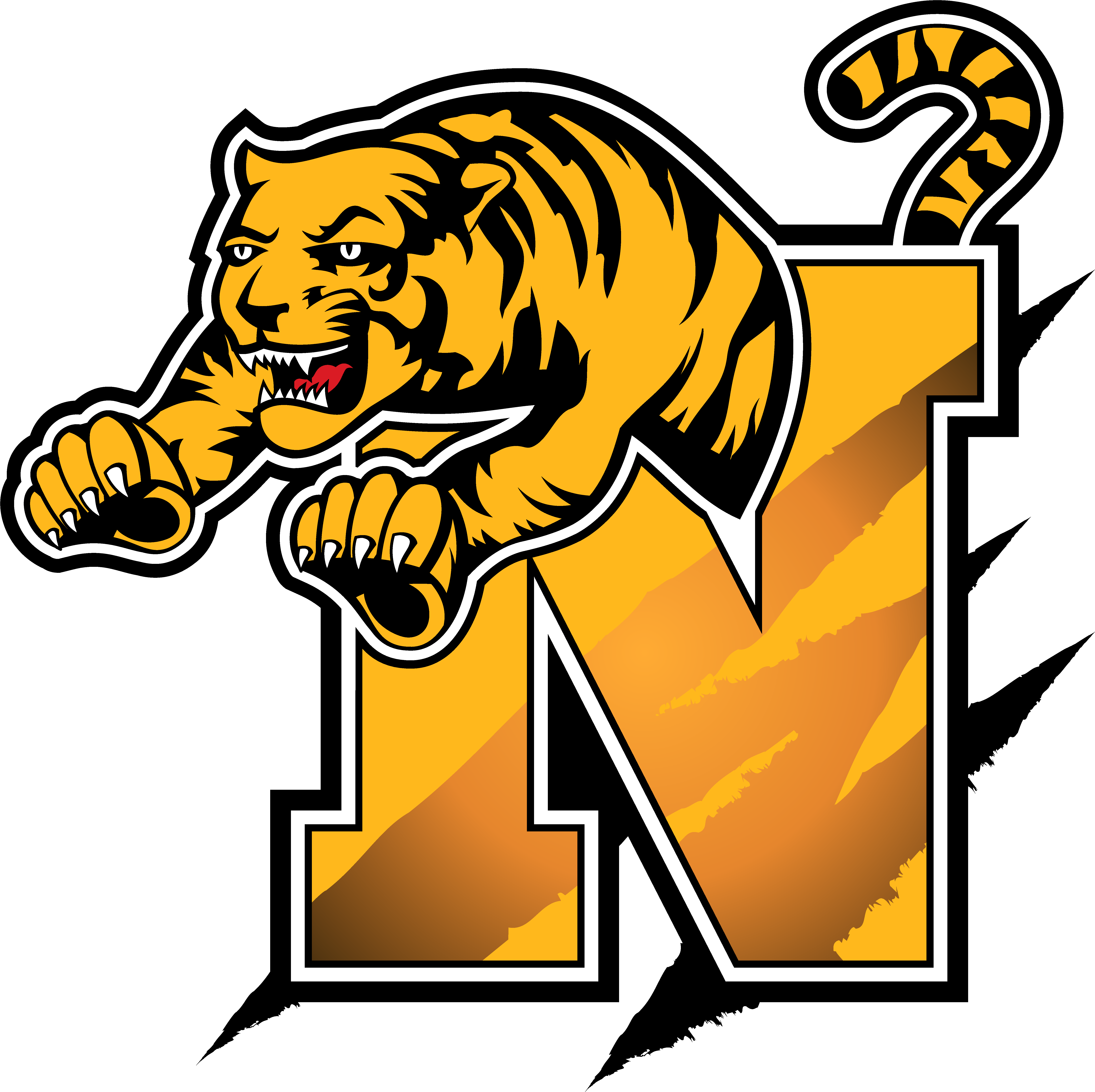 Transparent High Five Clipart - Northwestern Lehigh High School - Png Download (6594x6579), Png Download