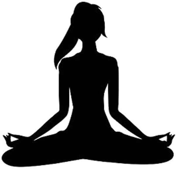 Meditation Clipart Png 4 Â» Png Image - Yoga Icon Transparent Background (601x600), Png Download