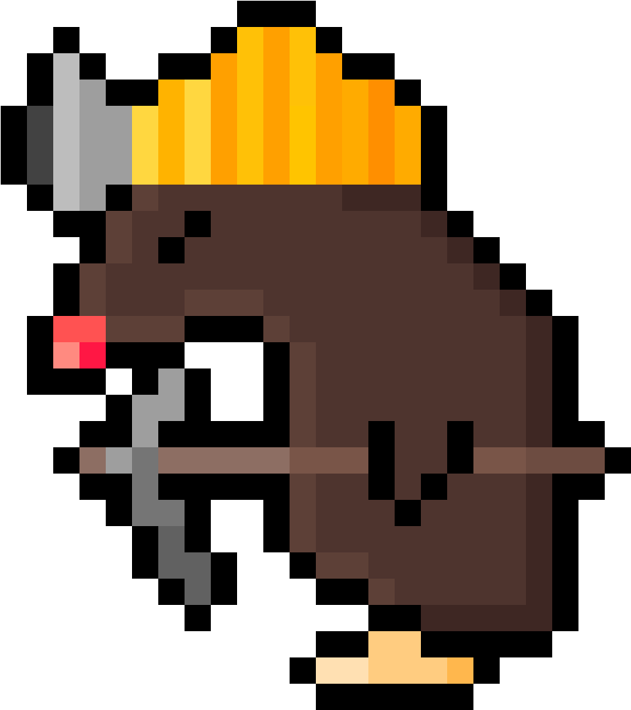 Baby Yoda Pixel Art Gif Clipart (1184x1184), Png Download