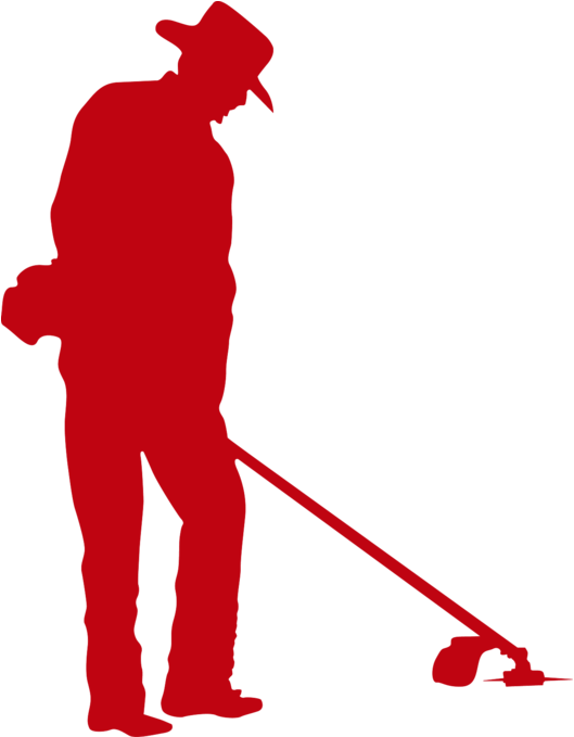 Brushcutter String Trimmer Clip Art - Brush Cutting Png Transparent Png (900x678), Png Download