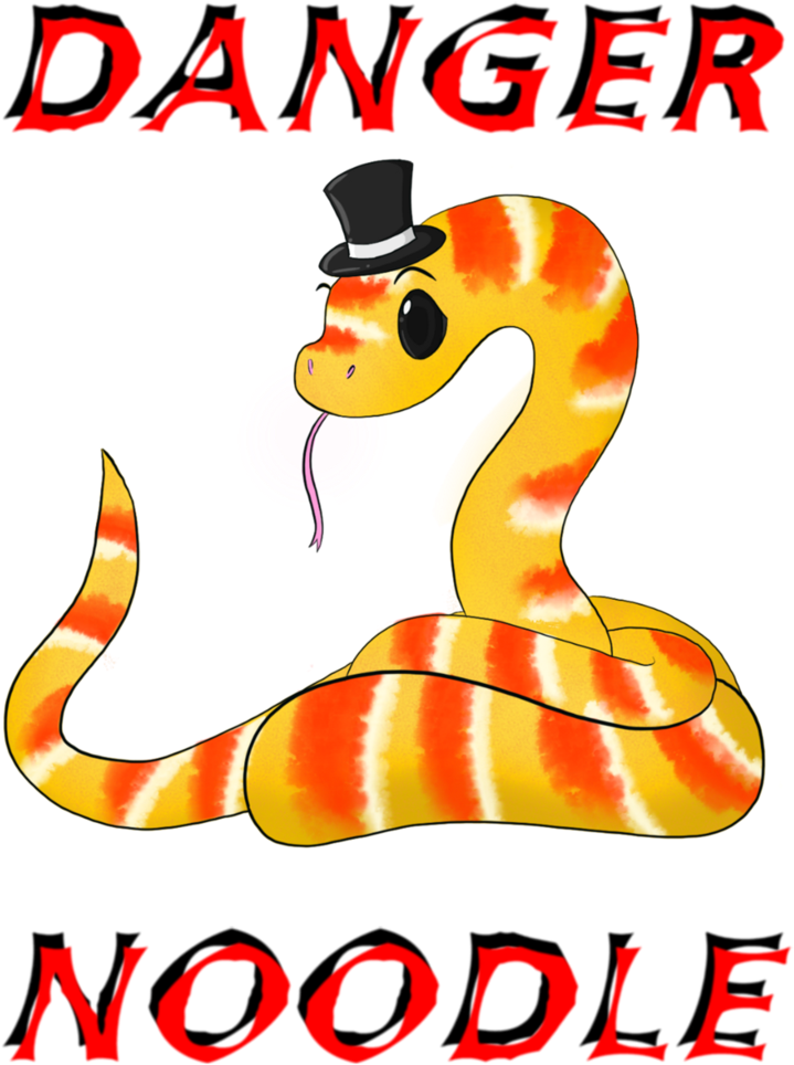 Noodle Clipart Illustration, Noodle Illustration Transparent - Danger Noodle - Png Download (817x977), Png Download