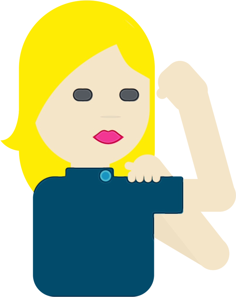 Woman Emoji Gender Girl Clip Art - Gender Equality - Png Download (1000x1000), Png Download