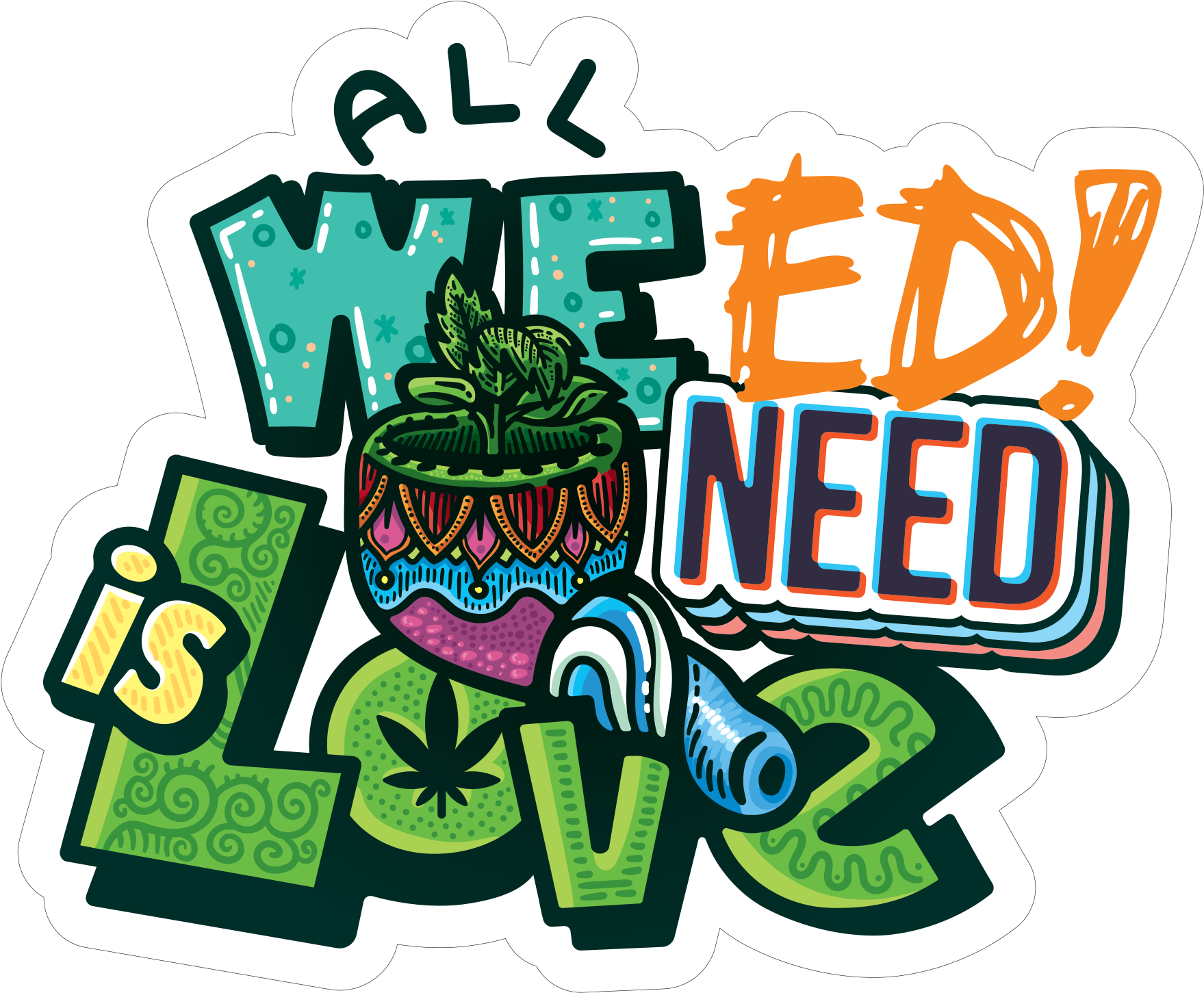 All We Need Is Love"
 Class="lazyload Lazyload Mirage Clipart (2048x2048), Png Download