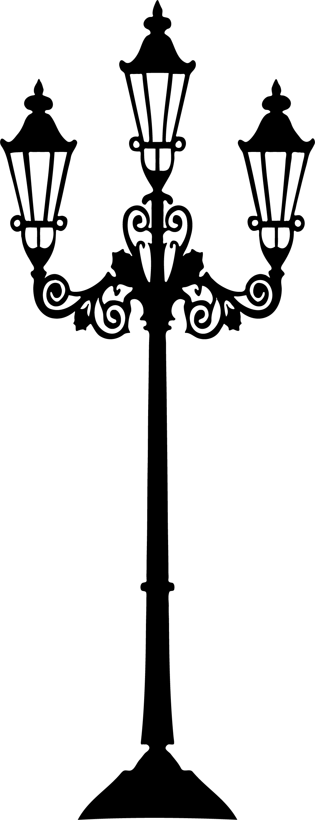 Streetlight Clipart Transparent - Street Light Vector - Png Download (1025x2661), Png Download