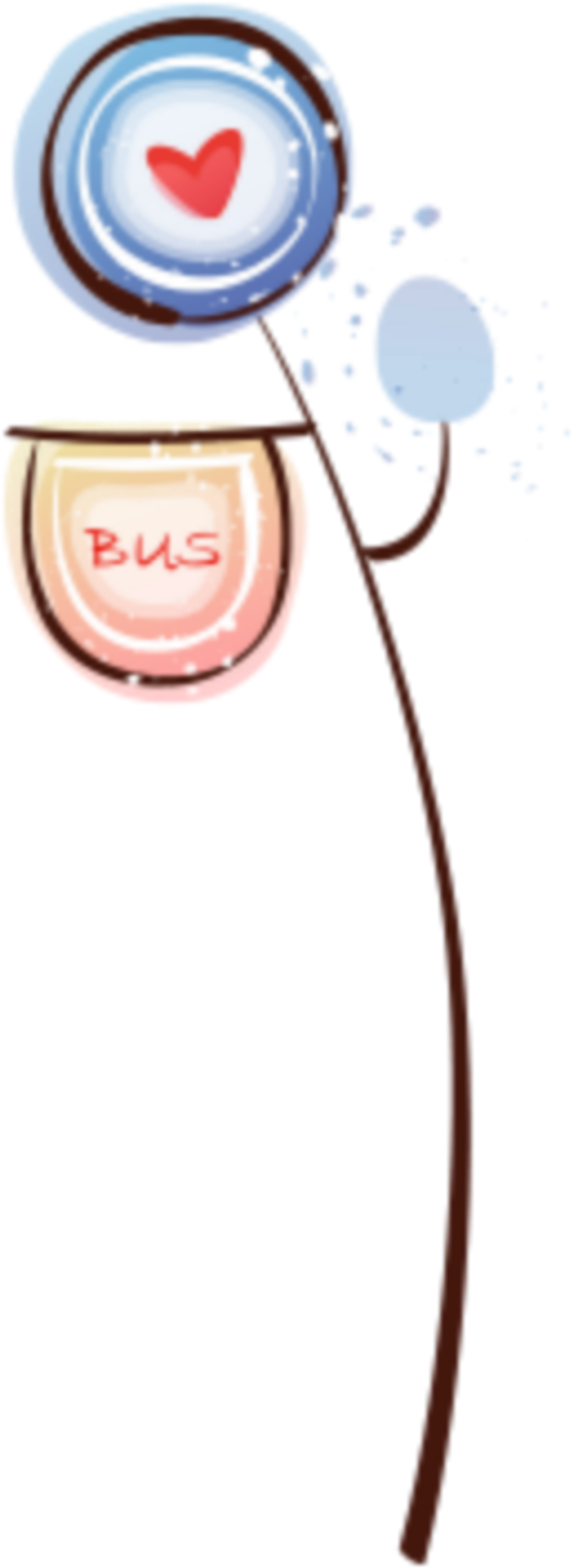 #ftestickers #clipart #cartoon #streetlight #cute - Illustration - Png Download (2896x2896), Png Download