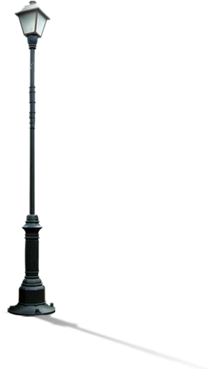 Old Street Light Png Clipart (600x734), Png Download