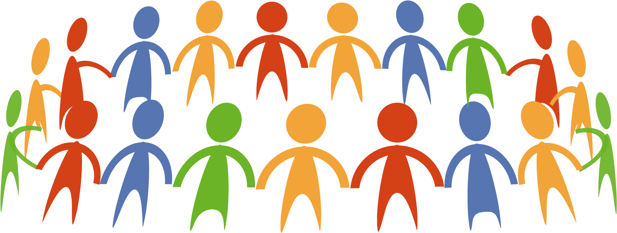 Community Clipart Community Participation - Clipart Love Your Neighbor - Png Download (2400x787), Png Download