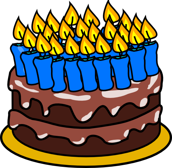 Birthday Cake Clip Art - Png Download (600x585), Png Download