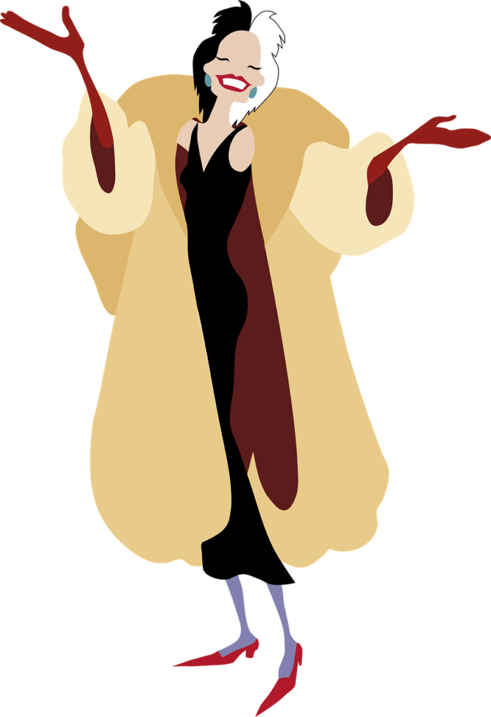 Cruella De Vil Svg Clipart (493x720), Png Download