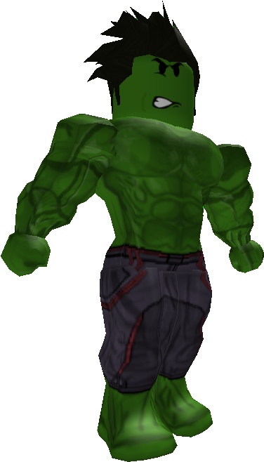 Spiderman Clipart Hulk - Roblox Hulk - Png Download (455x676), Png Download