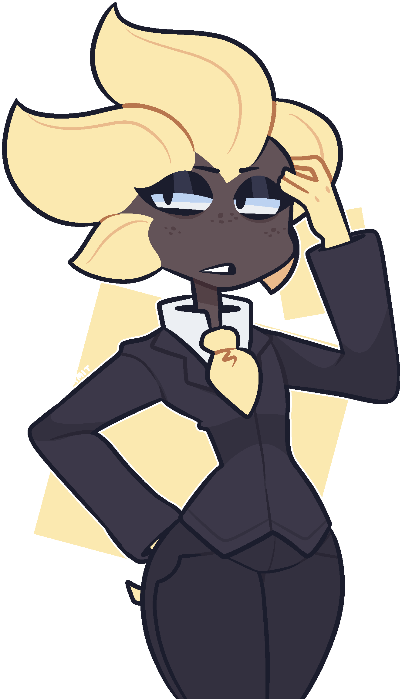 A Headache - Cartoon Clipart (1542x2358), Png Download