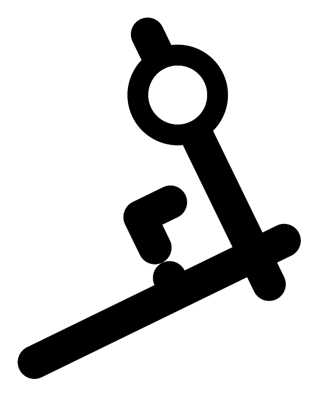 Mono Perpendicular Clipart (800x800), Png Download