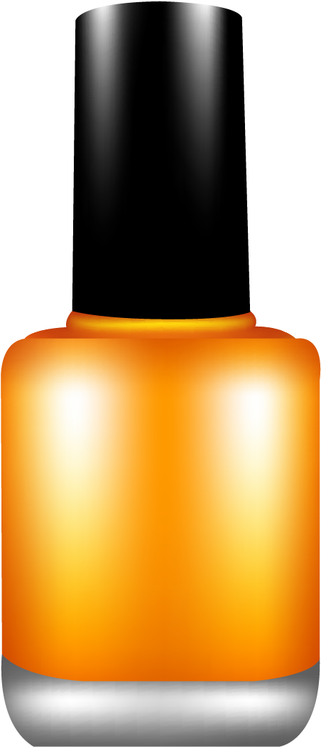 Nail Polish Clipart (487x1058), Png Download
