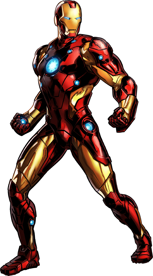 Avengers Alliance 2 Iron Man Clipart (613x1107), Png Download