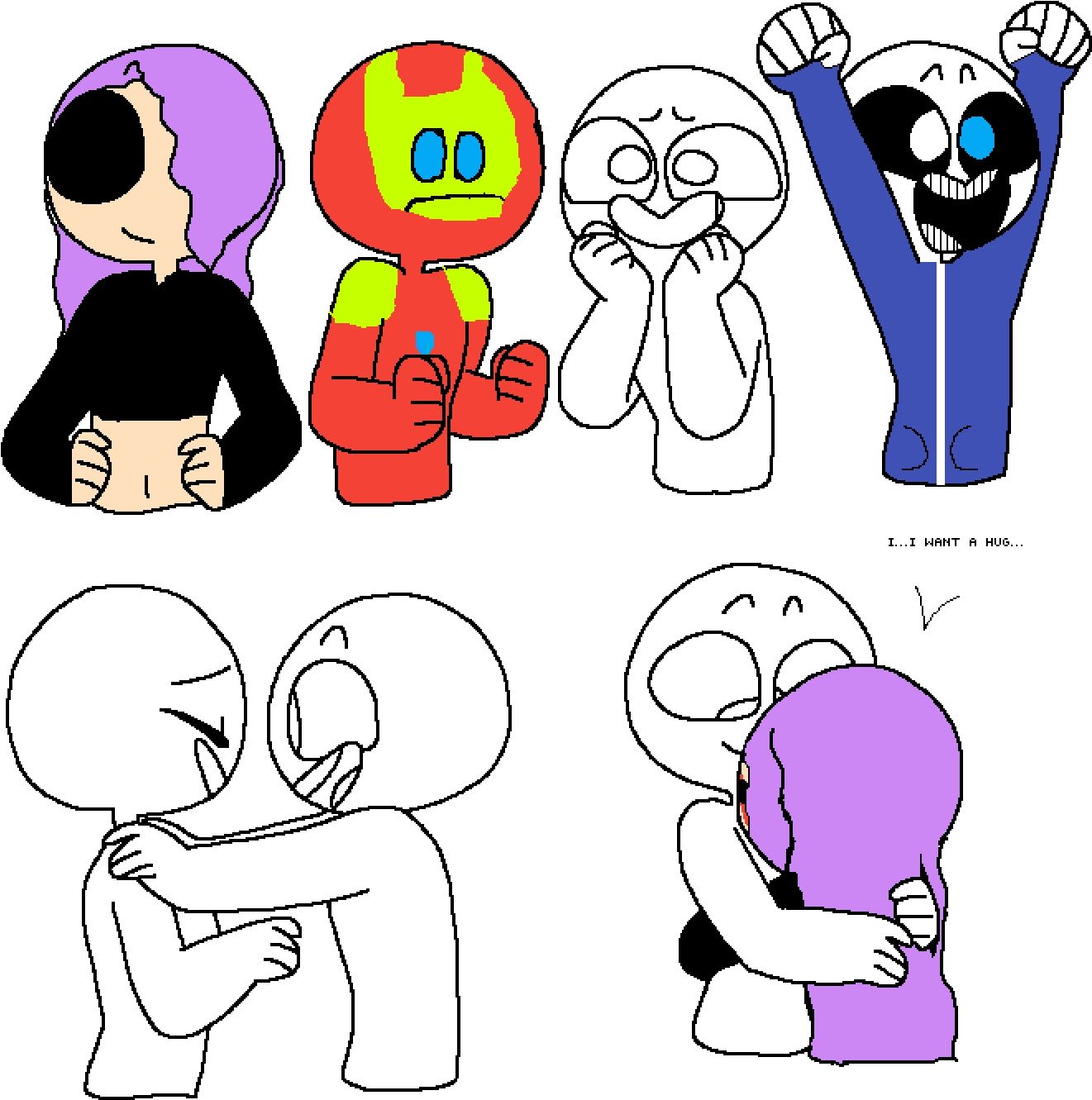 Warrior Cats As Humans Clipart (1400x1400), Png Download