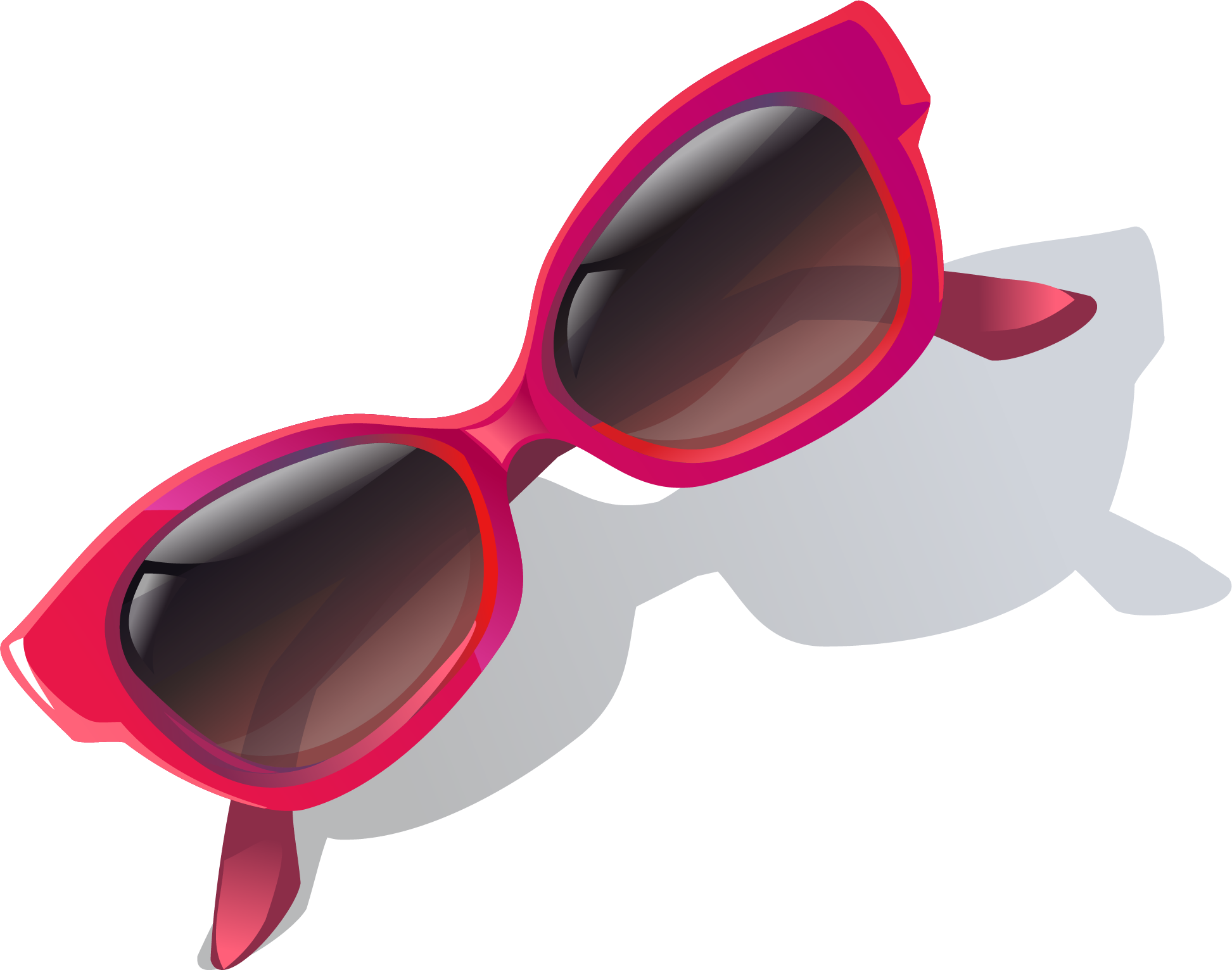 Transparent Pink Sunglasses Png - Sunglasses Clipart (1945x1532), Png Download