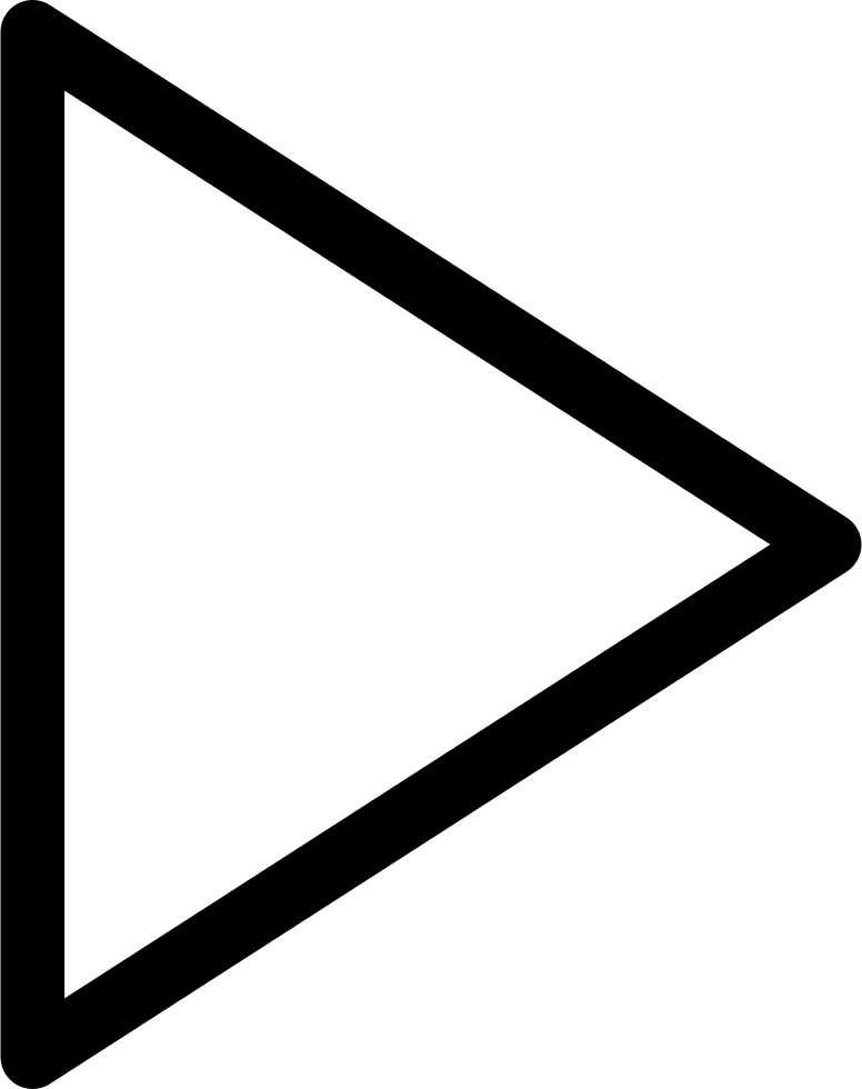 Play Button Comments Free Play Button Png Download- - Right Arrow Triangle Clipart (776x980), Png Download