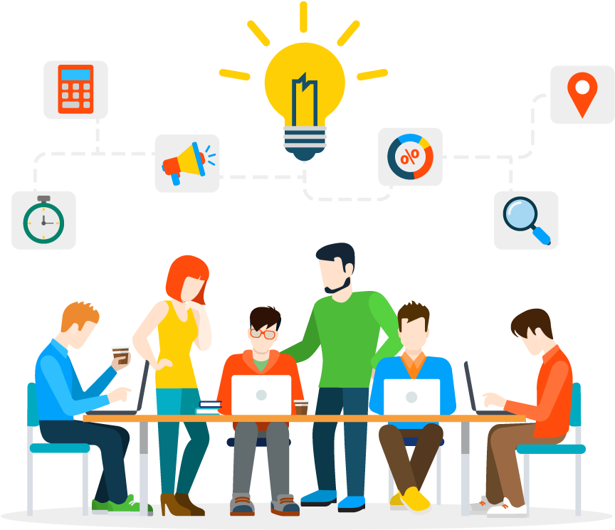 Online Reputation Management Vector Clipart (1000x1000), Png Download