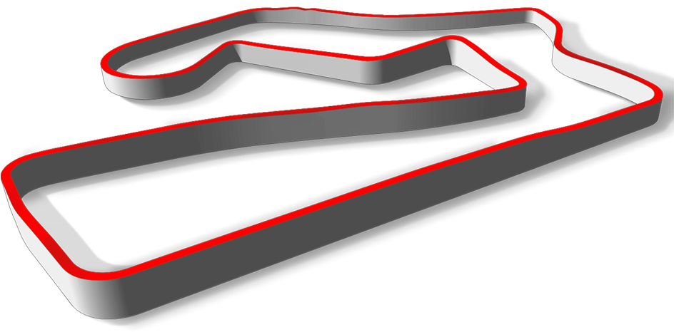 Clipart Tv 1950s Tv - Road America Imsa Track - Png Download (988x480), Png Download