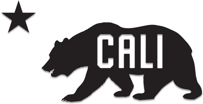 Flag Of California California Grizzly Bear California - Forest Animals Silhouette Png Clipart (667x667), Png Download