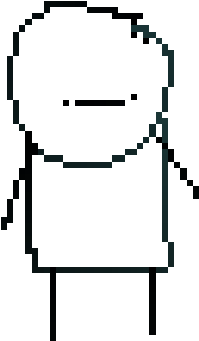 Pixel Art Cute Ghost Clipart (576x576), Png Download