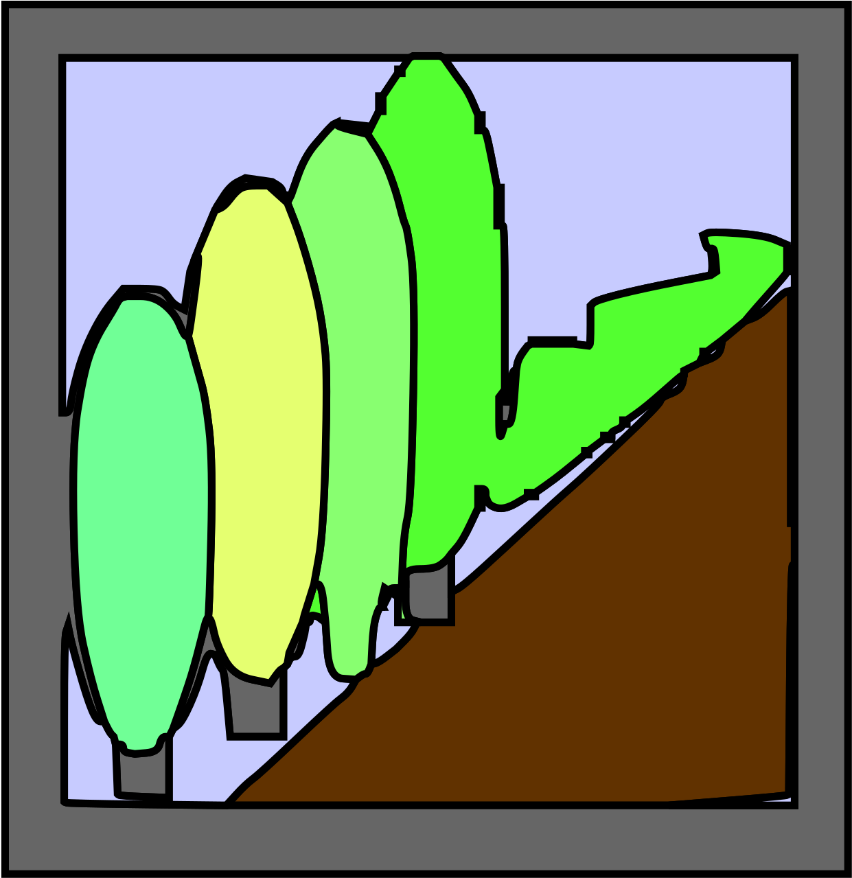 Cartoon Picture Frame Clipart (1600x1600), Png Download