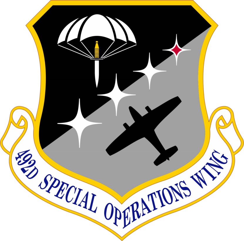 492 Special Operations Wing Clipart (831x820), Png Download