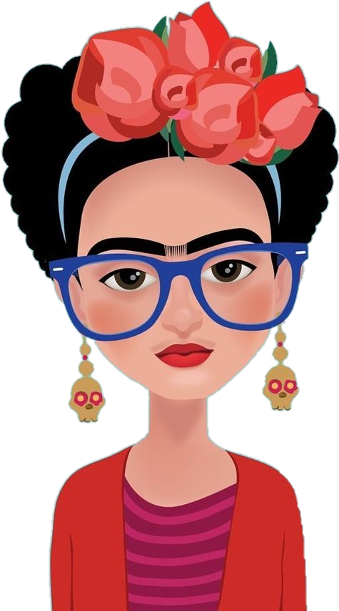 #fridakahlo #fridaart #fridakahloinspired #frida #illustrators - Frida Kahlo Clipart (736x970), Png Download