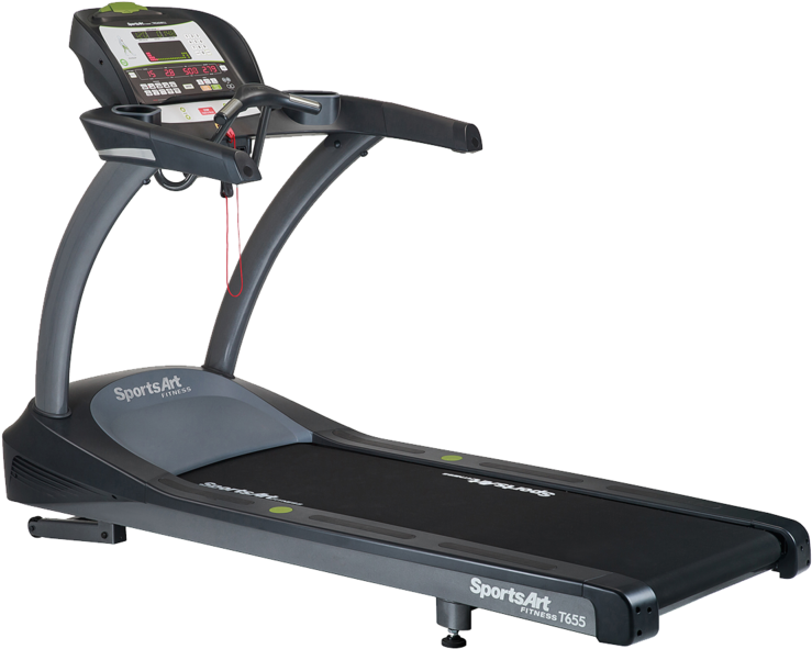 Treadmill Png Clipart - Sportsart Treadmill T655 Transparent Png (800x623), Png Download