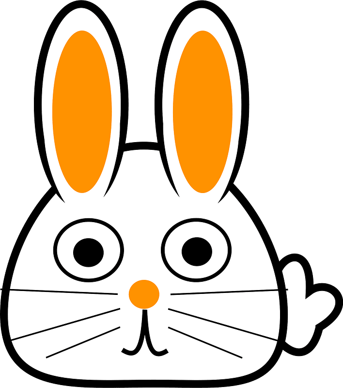 Cartoon Bunny Clipart - หัว การ์ตูน Png Transparent Png (708x800), Png Download