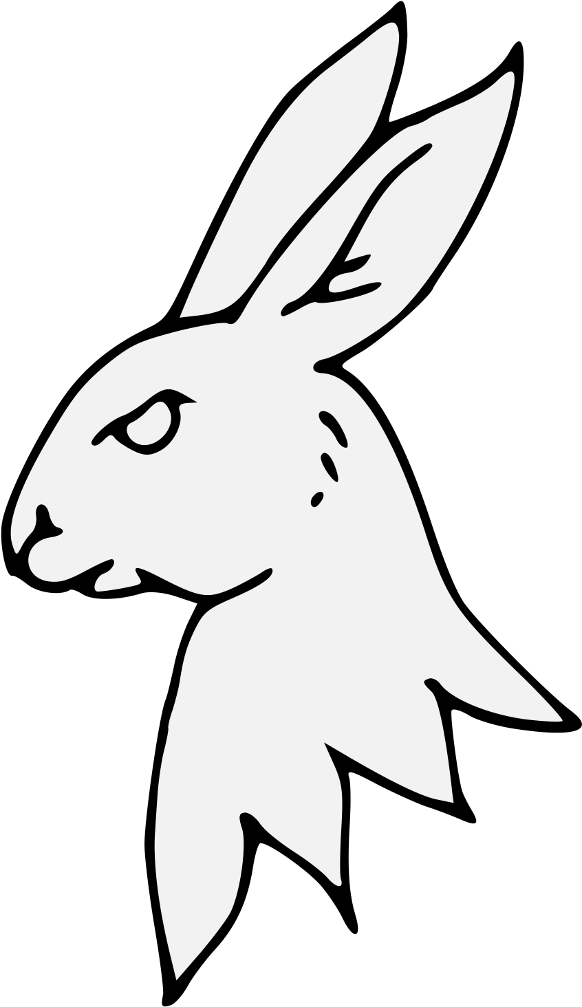 Download Rabbits Drawing Head Transparent Png Clipart Free Download
