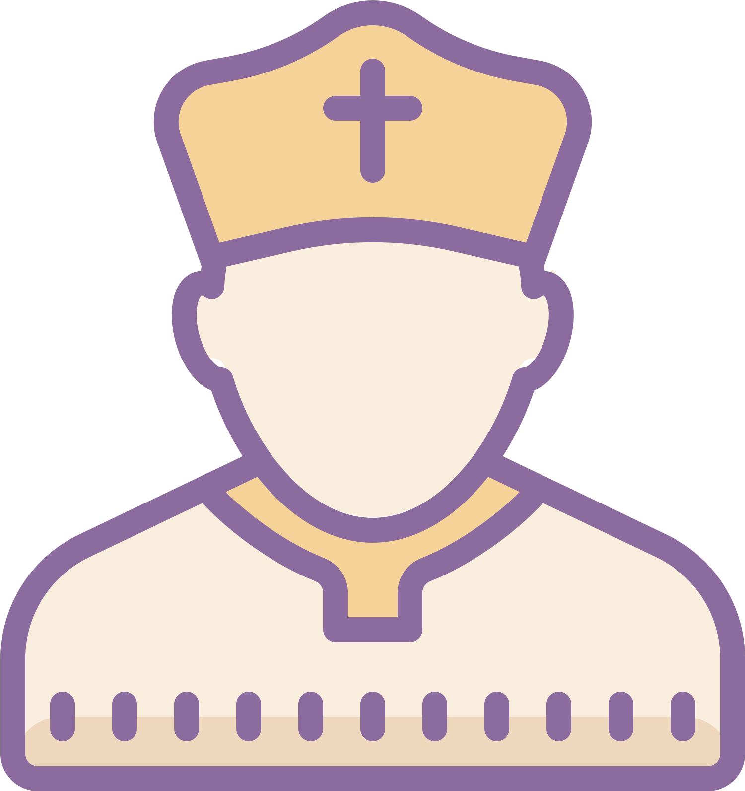 Pope Clipart Vector - Nurse Clip Art - Png Download (1600x1600), Png Download