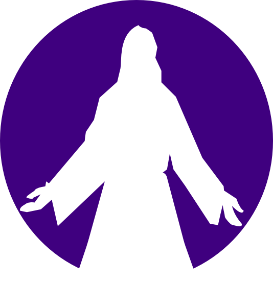 Clipart For Christian Fish Svg Library Download Jesus - Clipart Jesus Silhouette - Png Download (534x599), Png Download