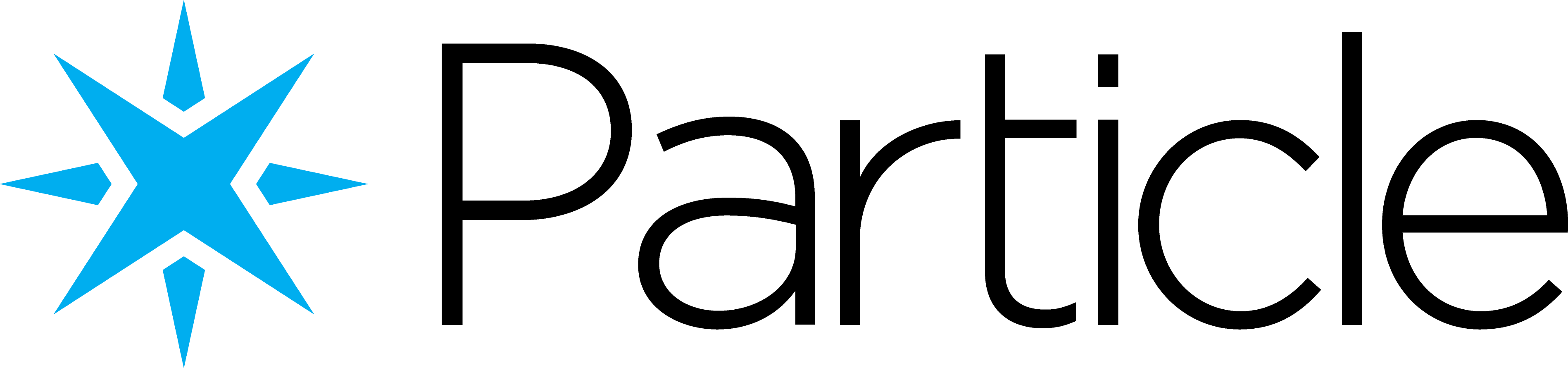 Particle Io Logo Clipart (3795x890), Png Download