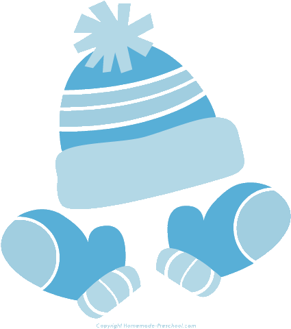 Elegant Free Mitten Clip - Hat And Mittens Clipart - Png Download (840x540), Png Download