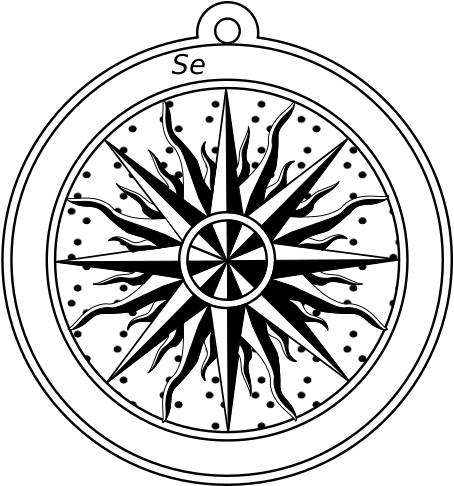 Wind Rose Compass Rose Svg Clip Arts - Vintage Compass Rose Transparent Background - Png Download (1024x1024), Png Download