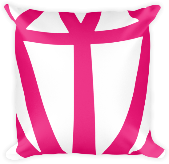 Pillow Clipart Pink Pillow - Throw Pillow - Png Download (600x600), Png Download