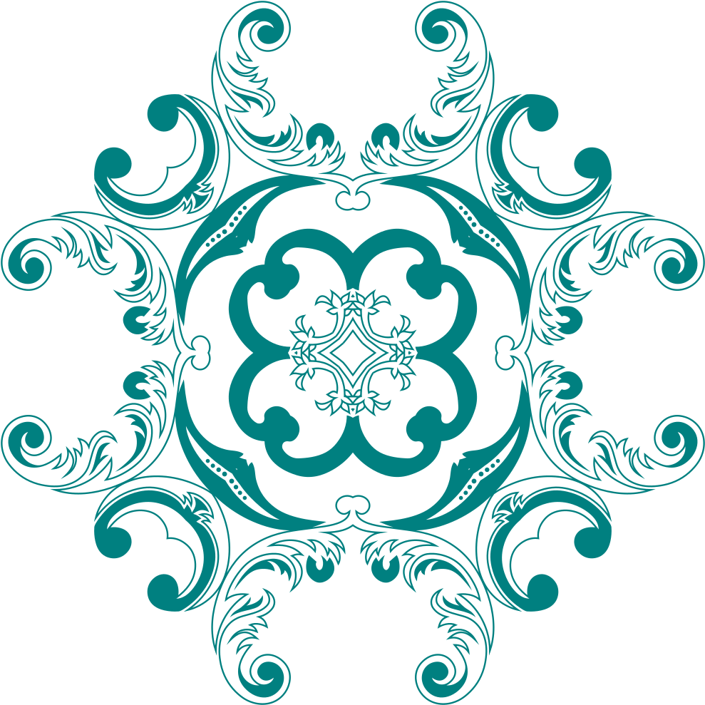 Vintage Floral Clipart (1000x1000), Png Download