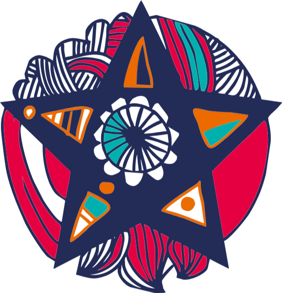 Vector Pentagram Art - Emblem Clipart (577x600), Png Download