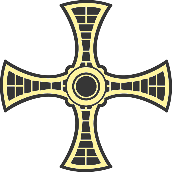St Cuthbert"s Catholic Church, Durham - St Cuthbert's Cross Durham Clipart (604x604), Png Download