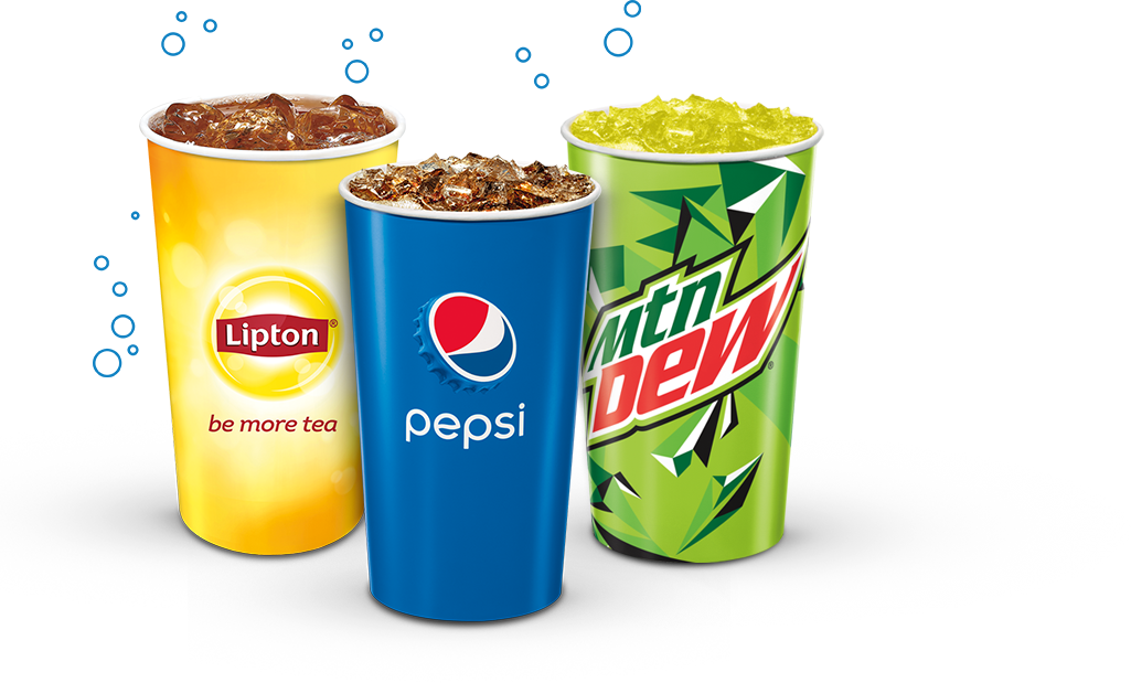 ] Soda Cup - Mountain Dew Fountain Drink Clipart (1025x619), Png Download